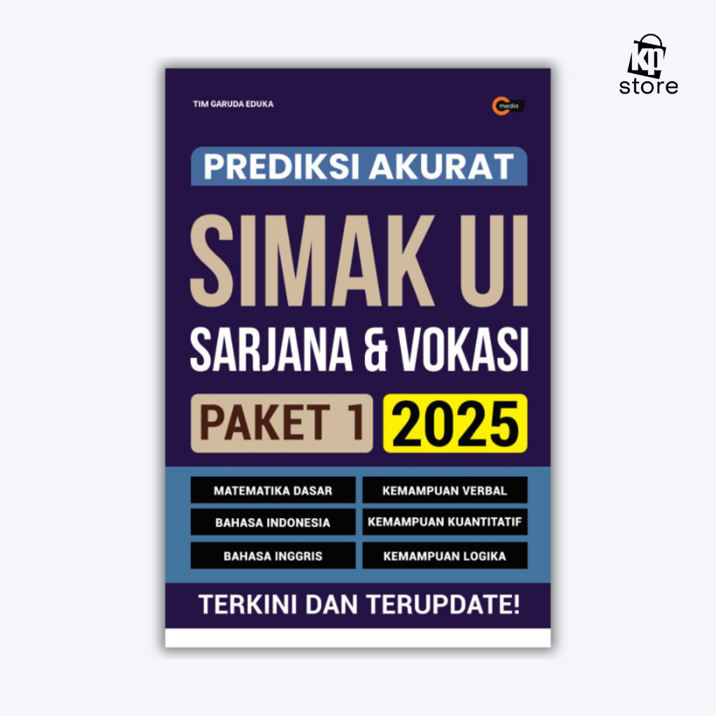 Kawan Pustaka - Soal Prediksi Akurat SIMAK UI S1 & Vokasi 2025