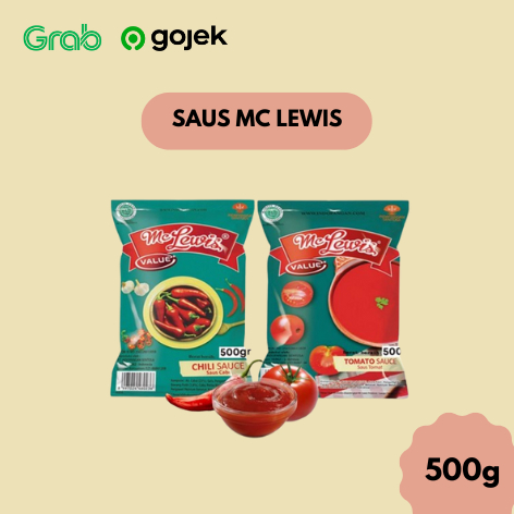 

Mc Lewis Saus Cabe / Saus Tomat 500 Gram