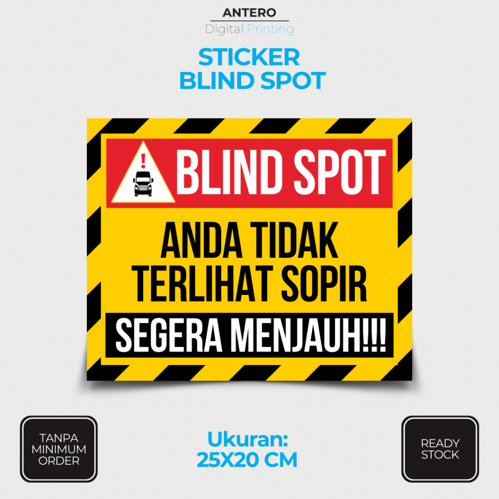 

STIKER BLIND SPOT | STIKER PETUNJUK BLIND SPOT | STIKER VINYL TAHAN AIR
