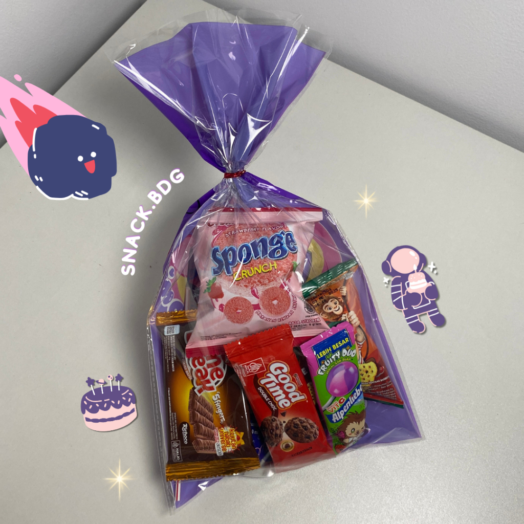 

Paket Snack Ulang Tahun Anak / Bingkisan Ulang Tahun Anak / Hampers Ulang Tahun Anak (Paket A)