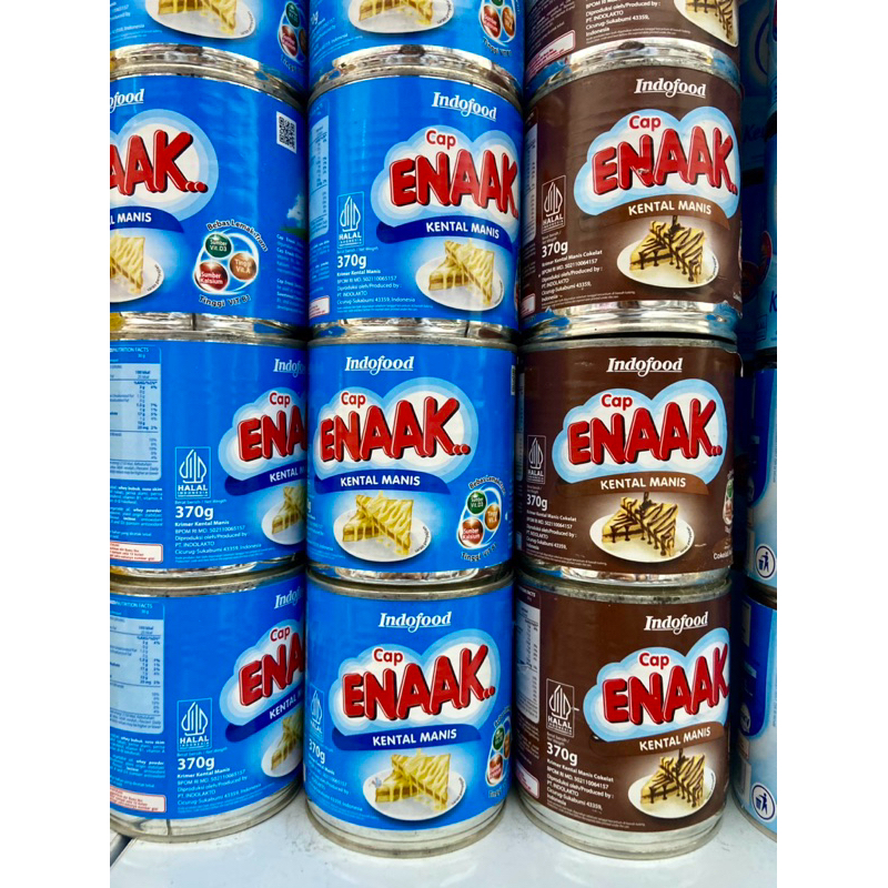 

Susu kental manis cap Enaak 370g | skm Enak kaleng