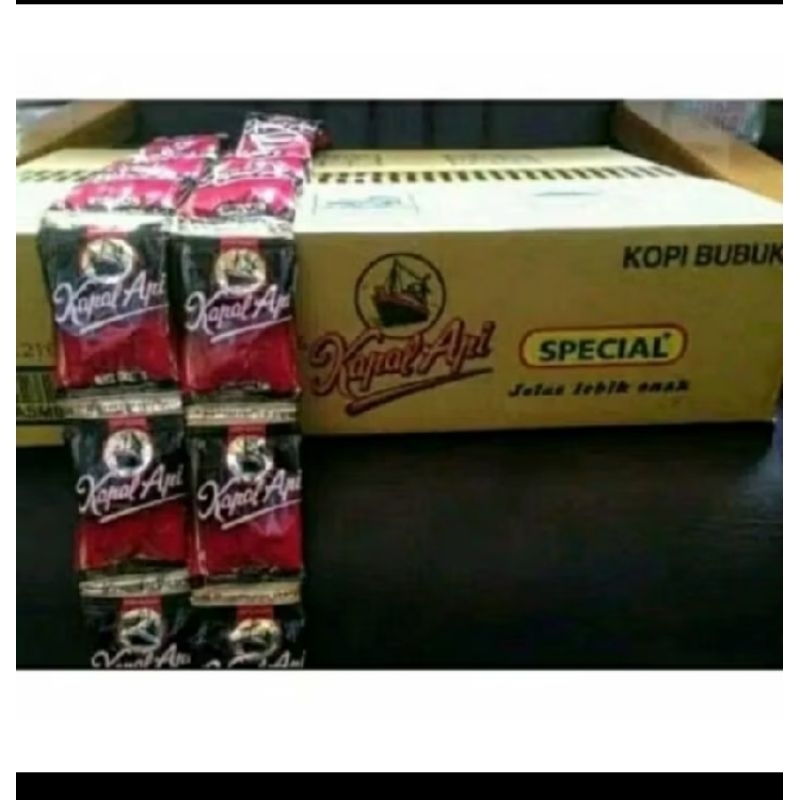 

kopi kapal api min tanpa gula isi 10 pcs 1 renceng