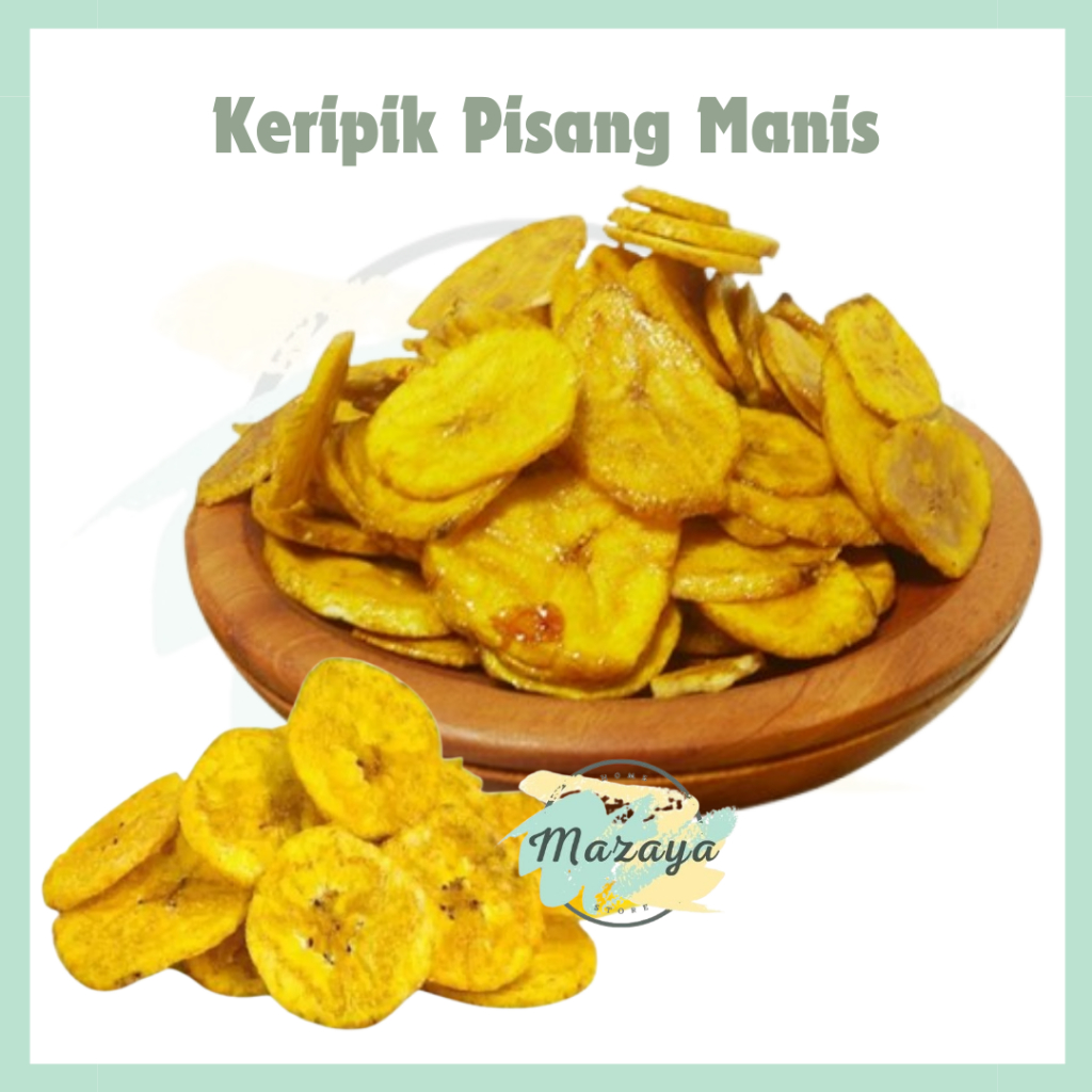 

KERIPIK PISANG MANIS / PISANG MANIS / PISANG COIN / PISANG KOIN - MAZAYA HOMESTORE