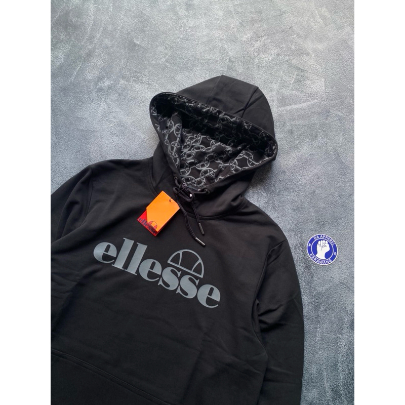 Ready Stok Hoodie Ellesse With Hood Black original 100%