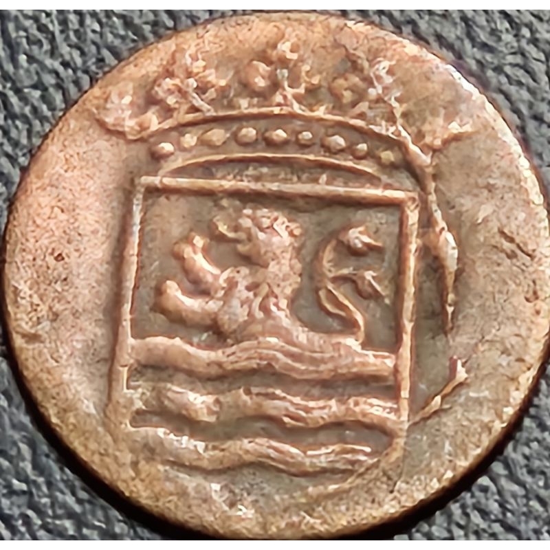 #Termurah Langka super Langka Koin Kuno Indonesia VOC zealand Tahun 1770 Kondisi Koin Utuh Layak Dij