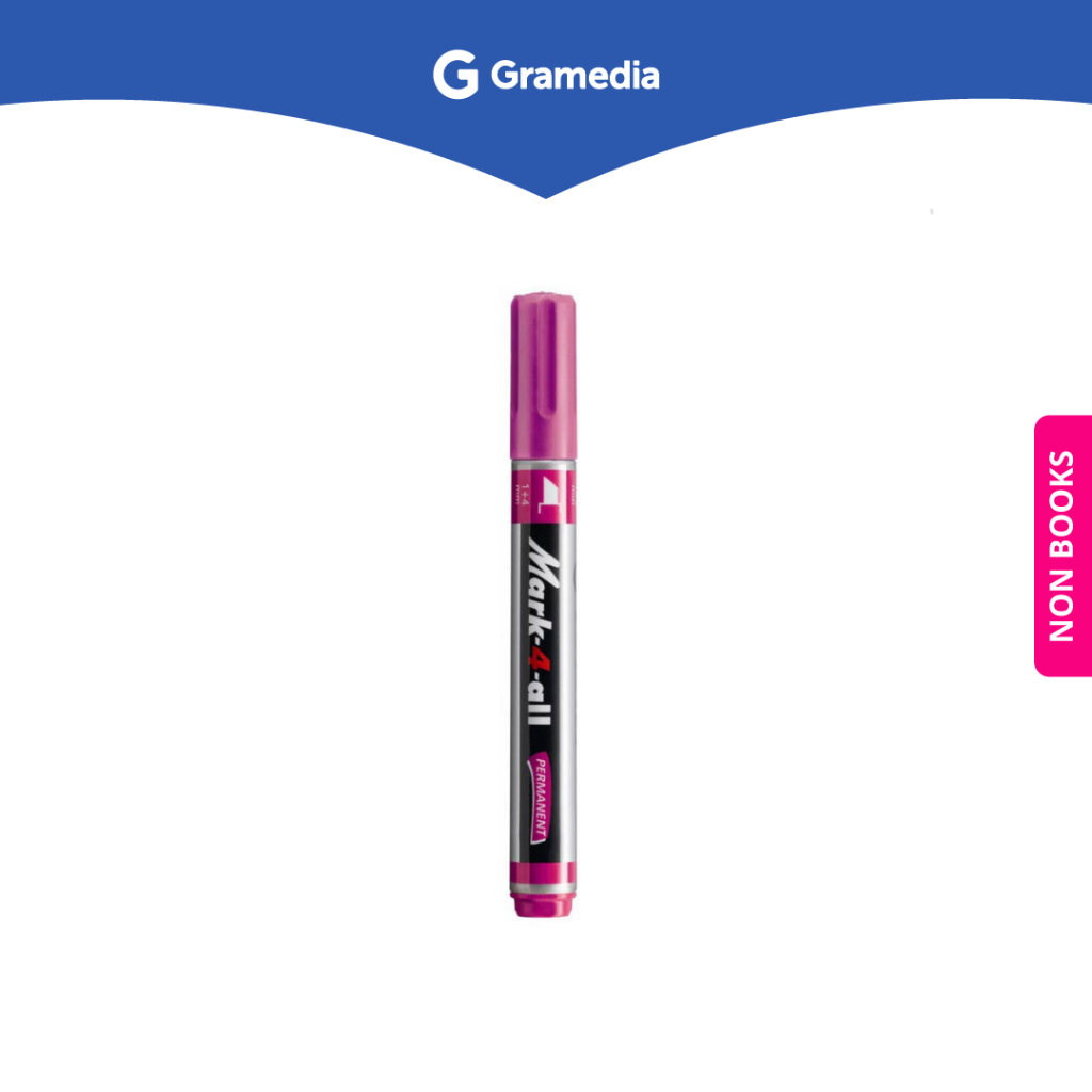 Gramedia Depok - STABILO MARK-4-ALL PERMANENT MARKER.CHISEL.BLUE