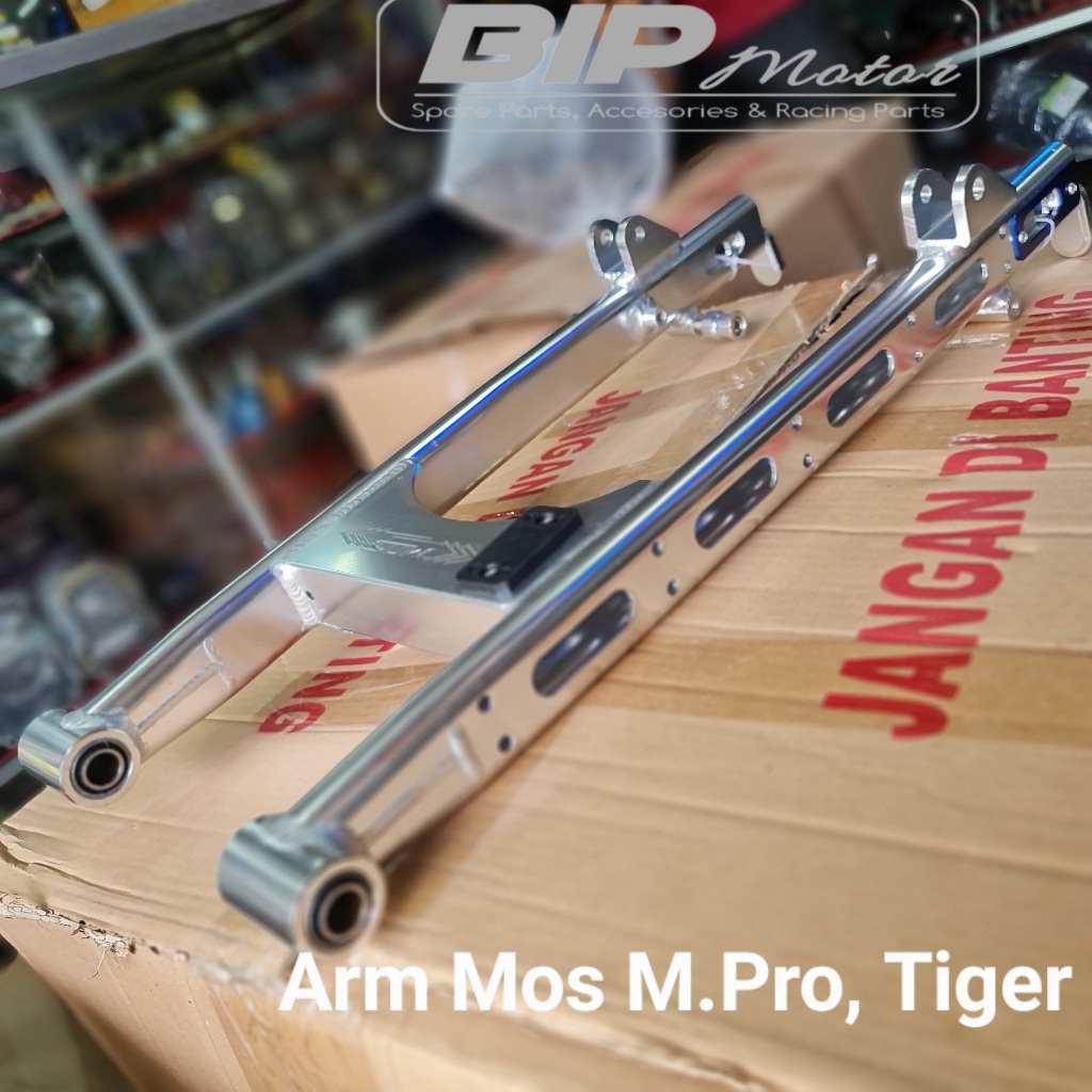 MOS SWING ARM GL/MEGA PRO CNC COAK SILVER ARM MOS MEGA PRO