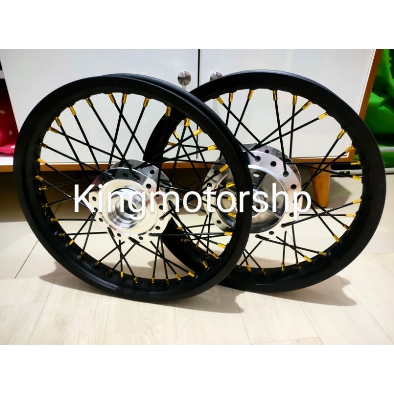 sepasang velg Honda Blade Revo fit Supra x Supra 125  velg ring 14 140/160/14