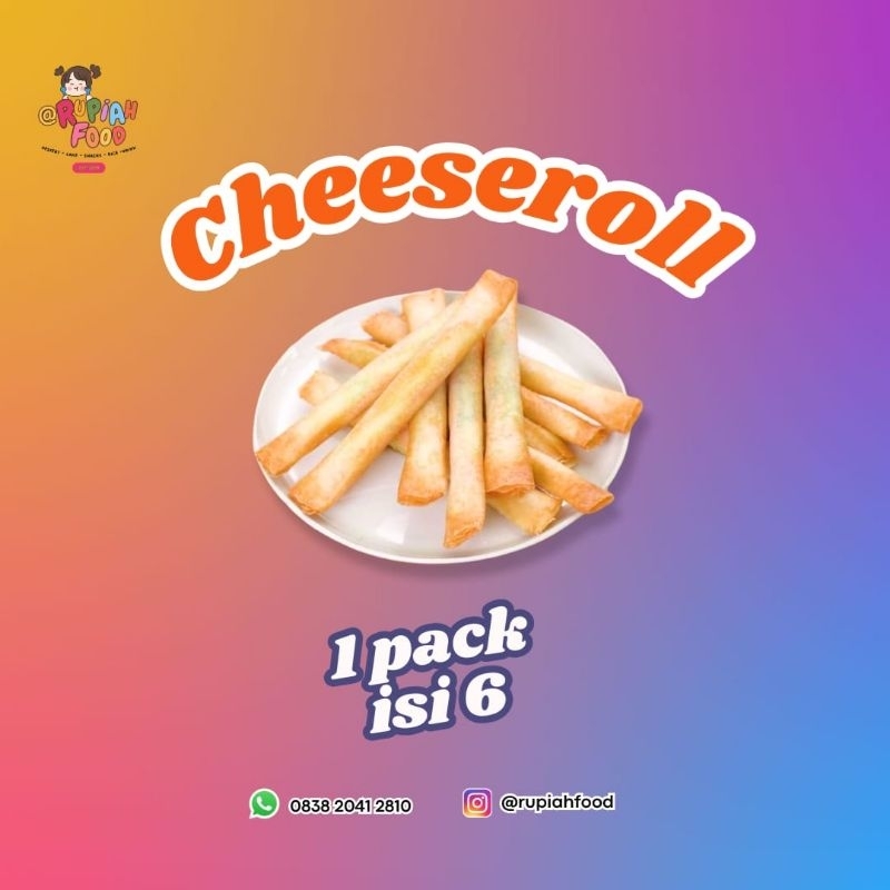 

Cheeseroll/Keju aroma isi 6pcs