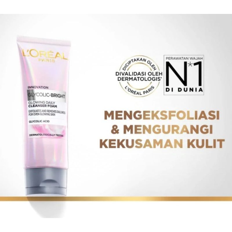 Loreal Paris Glyco Bright Facial Wash 50ml