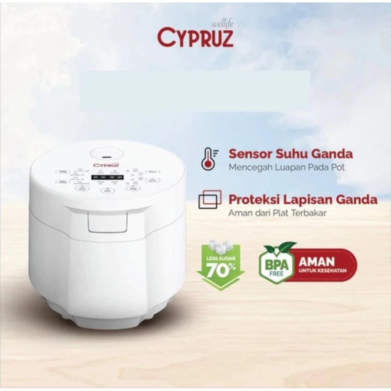 CYPRUZ RICE COOKER LOW CARBO SUGAR RC 0528