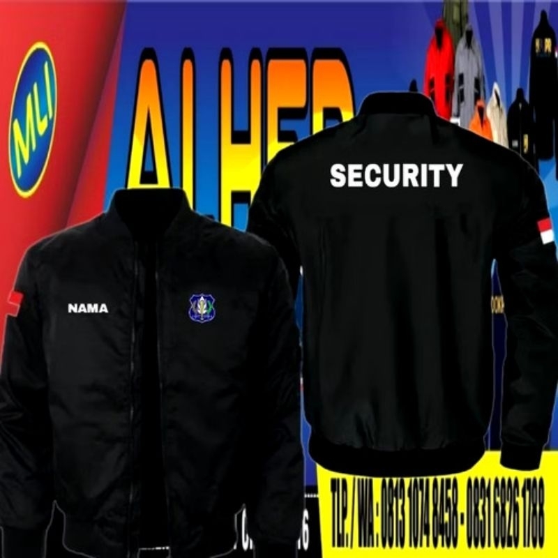 Jaket bordir security jaket security jaket bomber security jaket seragam security jaket kerja securi