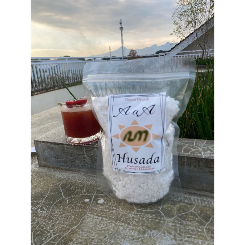 

Ampuh 100 % Garam Ruqiyah AAA Husada Sarana mandi penetralisir energi negatif (750gr)