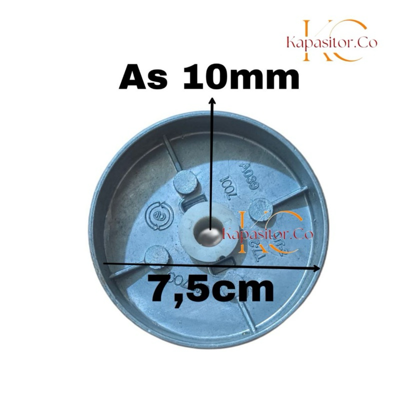 Pully Spin Mesin Cuci 2 Tabung Toshiba 6kg 7kg 8kg 9kg 10kg 11kg 12kg 13kg 14kg AS 12 Pully Pengerin