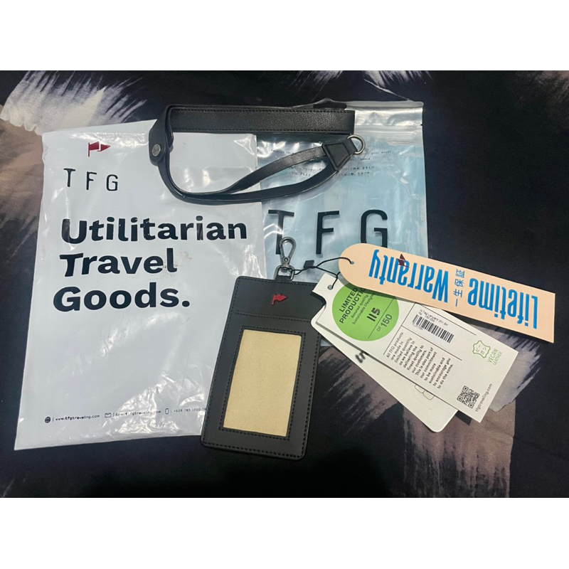 

name tag-lanyard TFG taylor fine goods original black