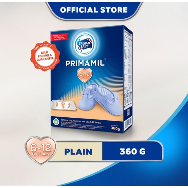 FRISIAN FLAG Primamil Susu Formula Bayi 6-12 Bulan 360 g