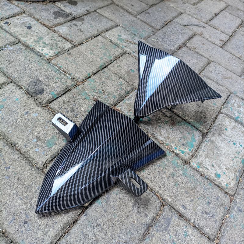DASI PANEL DEPAN BEAT DAN COVER SPEEDOMETER VISOR BEAT LED BEAT DELUXE  2020 CARBON KEVLAR