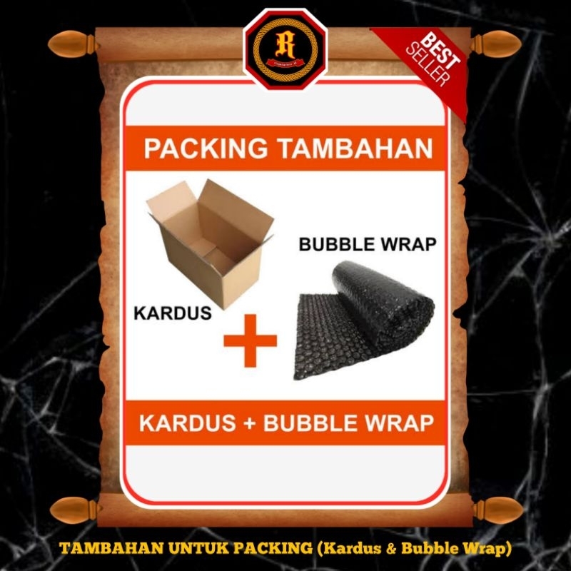 

Tambahan Packing (Kardus & Bubble Wrap)