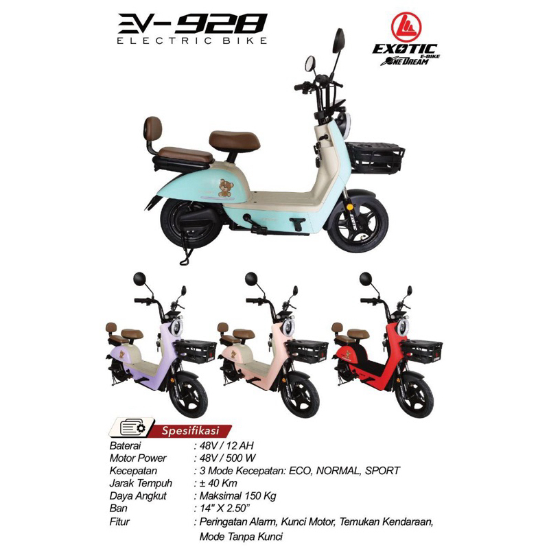 SEPEDA LISTRIK / E BIKE EXOTIC