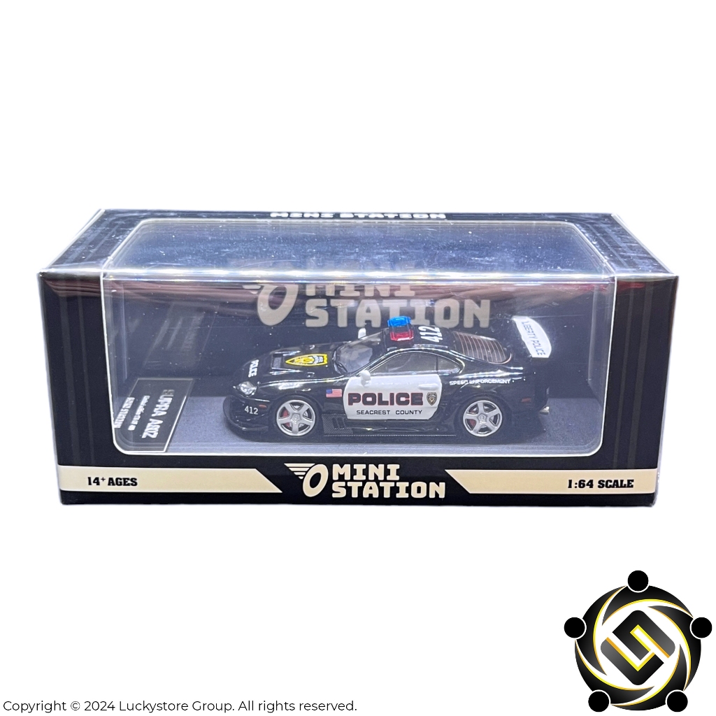 Mini Station 1:64 Toyota Supra A80Z GTA Police Car Limited