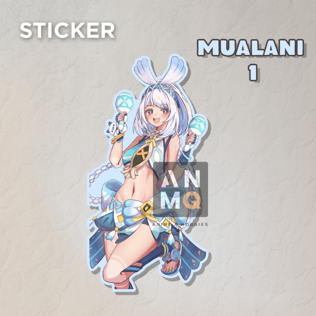 

Sticker Mualani Game Genshin Impact Anime Waterproof