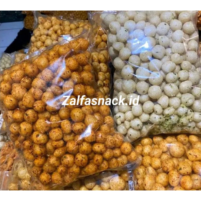 

Cimol kering pedas daun 500 gram