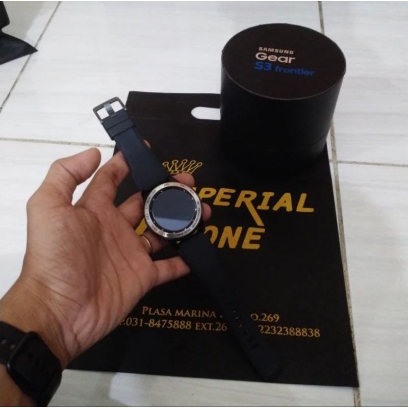samsung watch gear s3 frontier second resmi