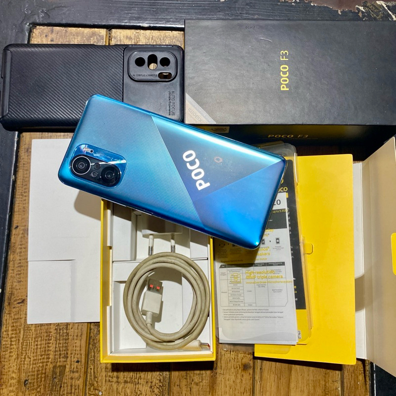 xiaomi poco f3 ram 8 / 256 resmi fullset original