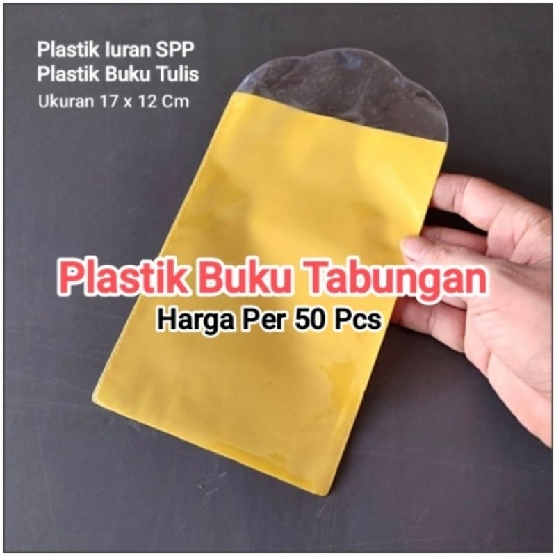 

MRH1 50 Pcs Plastik Buku Tabungan / Plastik iuran SPP ( KUALITAS BAGUS )