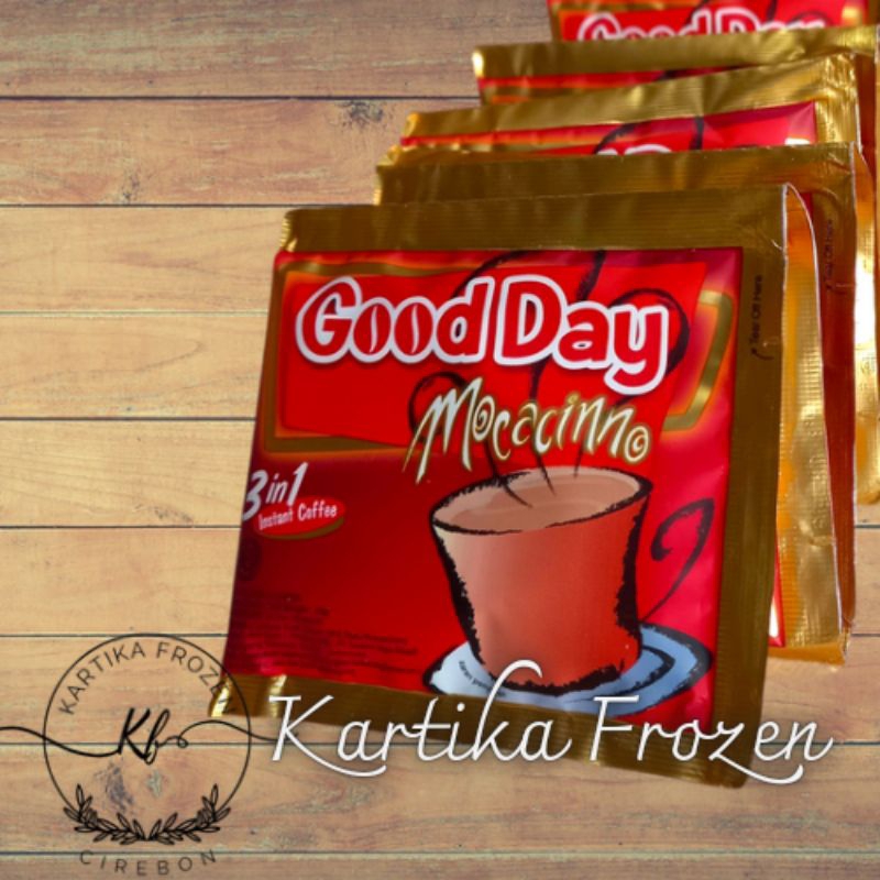 

GOOD DAY MOCACINNO 3IN1 INSTANT COFFEE RENCENG (10 Sachet x 20 gr)