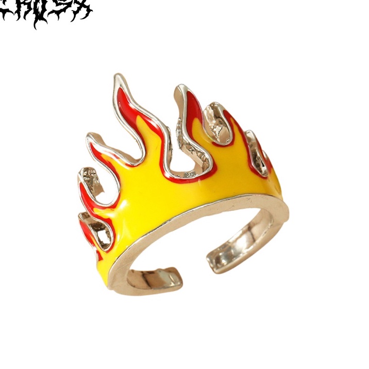 FIRE FLAME RING CINCIN API AESTHETIC RING CINCIN ESTETIK CINCIN AESTHETIC CINCIN PRIA CINCIN WANITA 