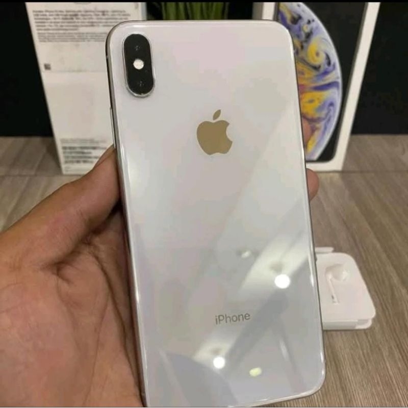 IPHONE XS MAX 64GB silverBH masih 92% Fullset second