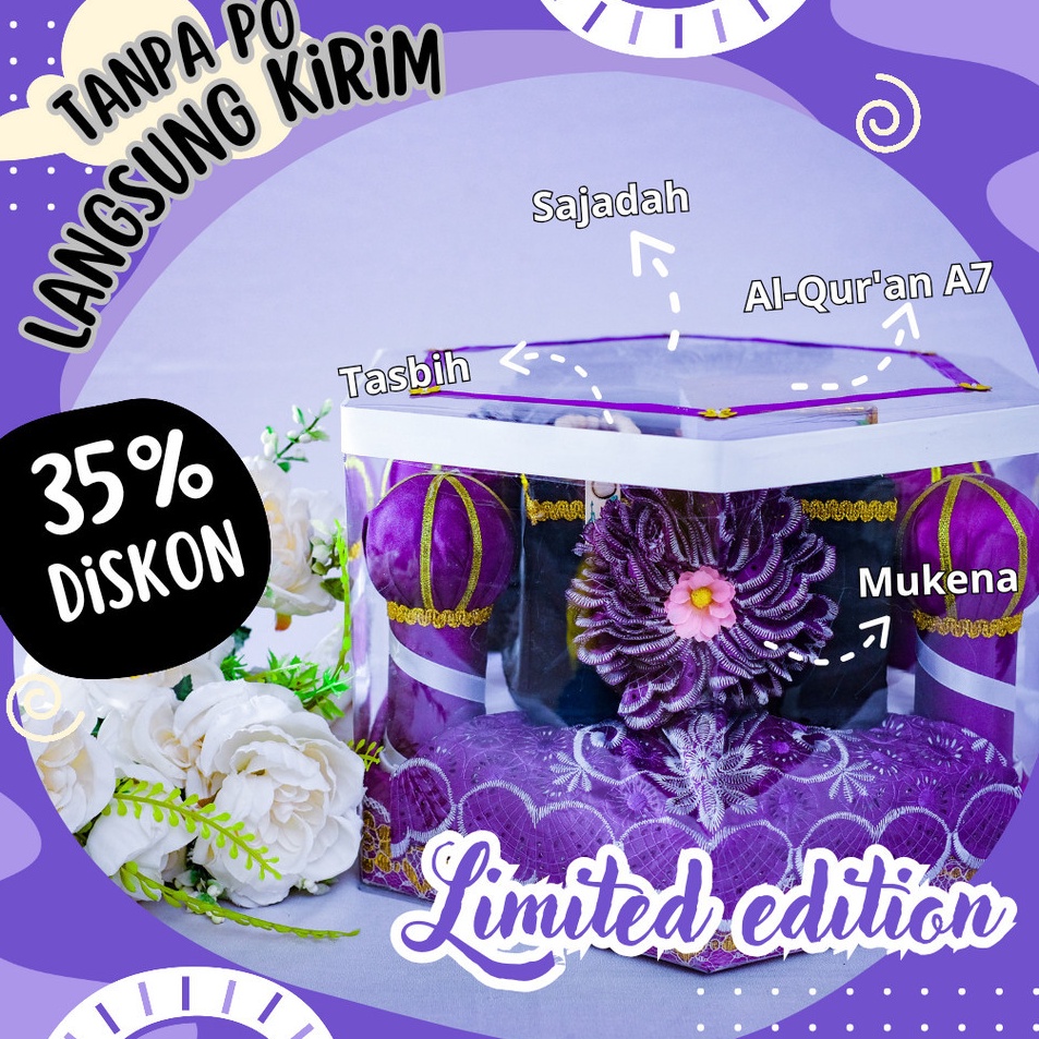 Terlaris  mahar seperangkat alat sholat mukena seserahan pernikahan seperangkat alat sholat seperang