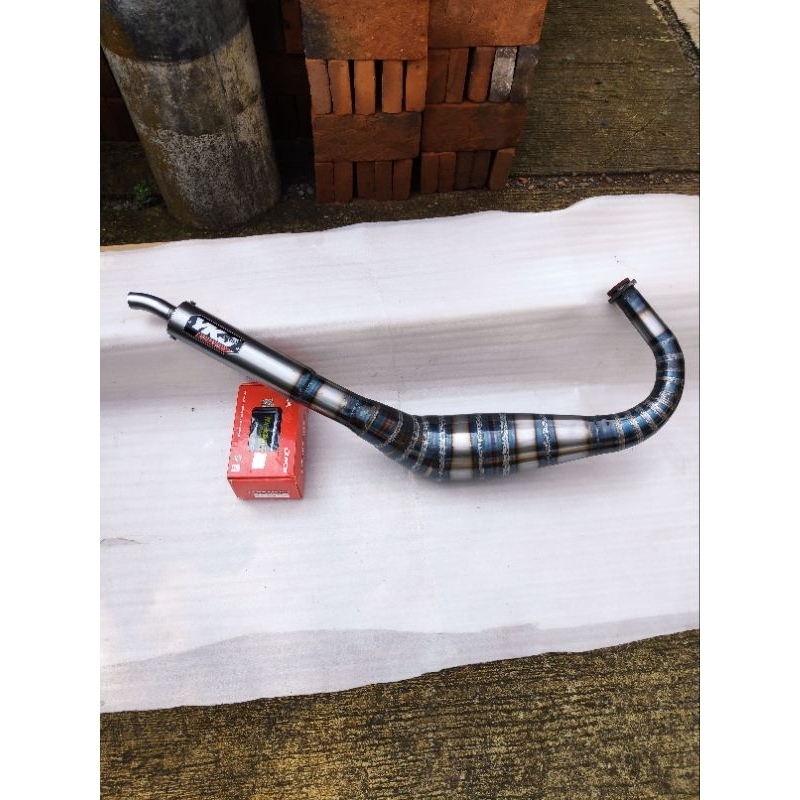 Knalpot Kobra RX King YKJ Kobra Superpro Poles Bakar Super Garing Original YkJ Racing Istimewa
