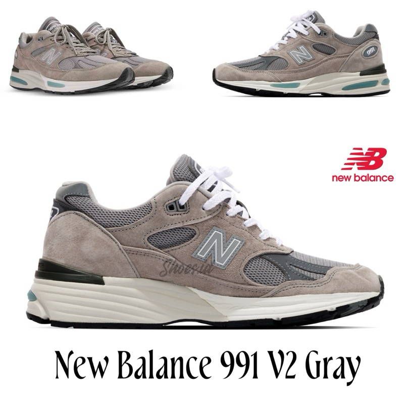 New Balance 991 White Grey