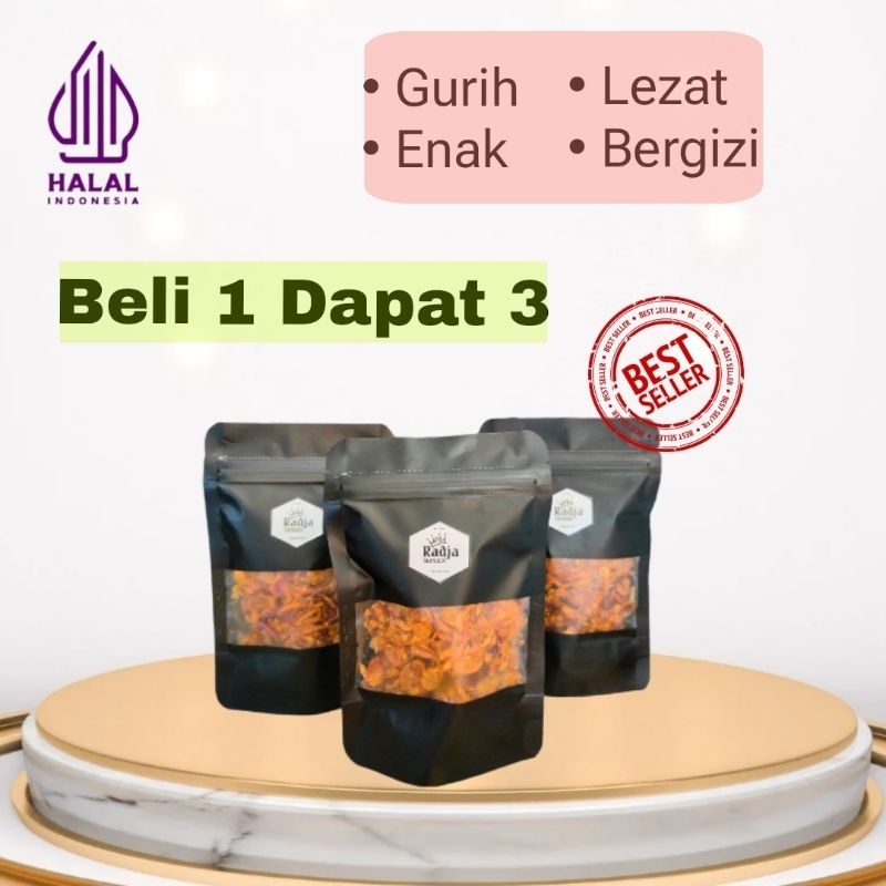 

PAKET BELI 1 DAPAT 3 Bawang Goreng Brebes Asli Original 100% - SUPER PREMIUM 30 gram