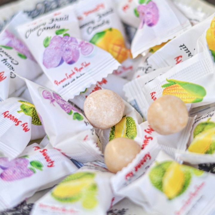 

PRODUK UNGGULAN PERMEN SUSU RASA BUAHCHEWY FRUIT CANDY MY SWEET BERAT 25GR