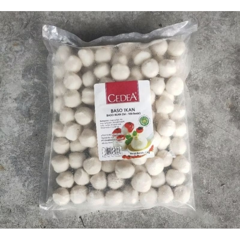 

Cedea fish ball 1kg ( 100 butir )