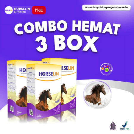 

Horselin Susu Kuda Liar Sumbawa 3 Box
