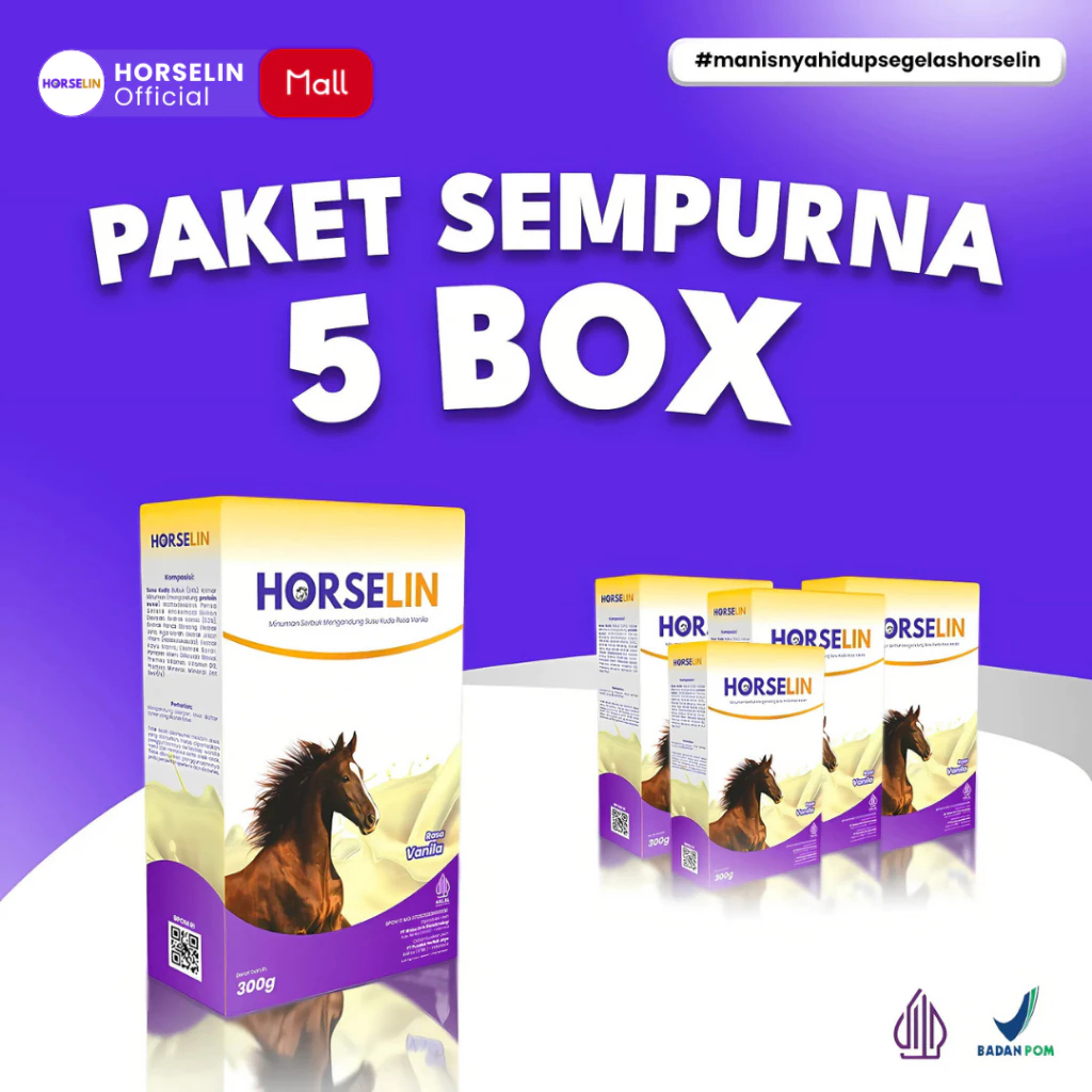 

Horselin Susu Kuda Liar Sumbawa 5 Box