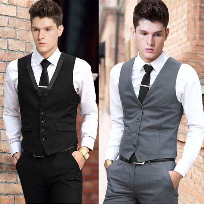 RZL APPAREL  Rompi Vest Pria Slimfit Hitam Abu Navy Marun Putih Rompi Jas Pria