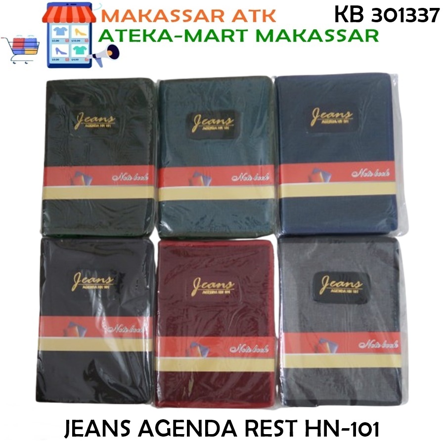 

[1PCS] JEANS AGENDA RESTLETING HN-101 BUKU CATATAN