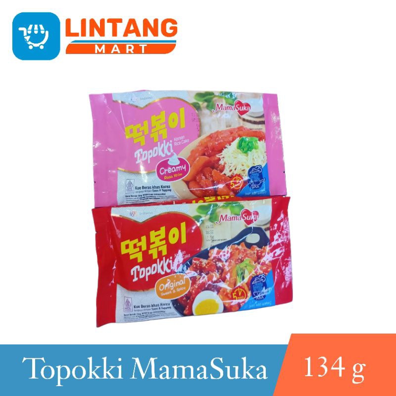 

✨LINTANGMART✨ TOPOKKI INSTAN KOREA RICE CAKE MAMASUKA Topokki Enak