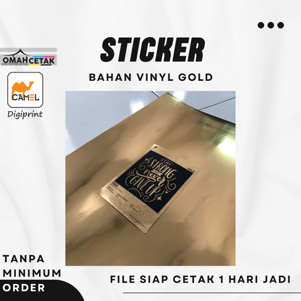 

Cetak Stiker Vinyl Custom Malang Murah Bahan Vinyl Gold