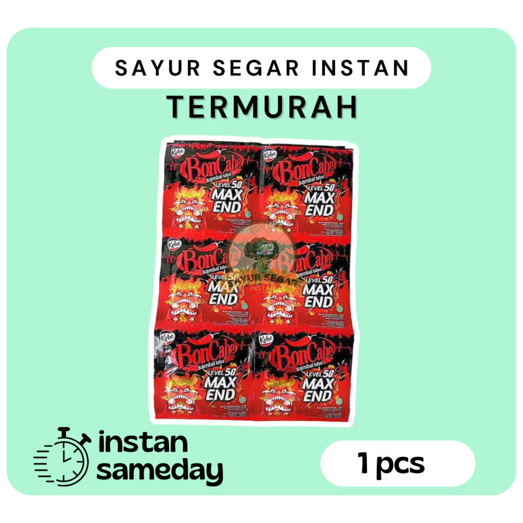 

Kobe BonCabe Tabur Sachet/Lvl 50 Maxend - Sayur Segar Instan