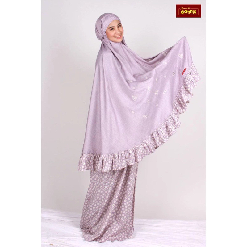 sale 40% / M211005 / mukenah size XS / mukenah anak / mukenah dannis / mukenah lebaran / katun / bun