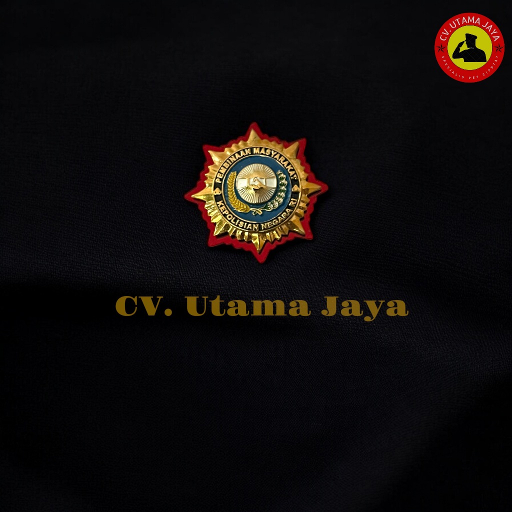 Roda Pin BINMAS | Brevet Binmas Bimbingan Masyarakat Polri Polisi