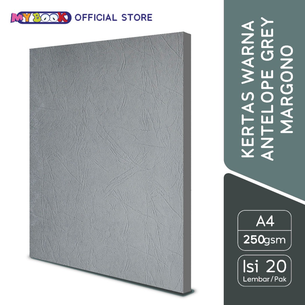 

Margono Kertas Warna A4 Antelope / Buffalo Grey 220 gsm - 20 Lembar