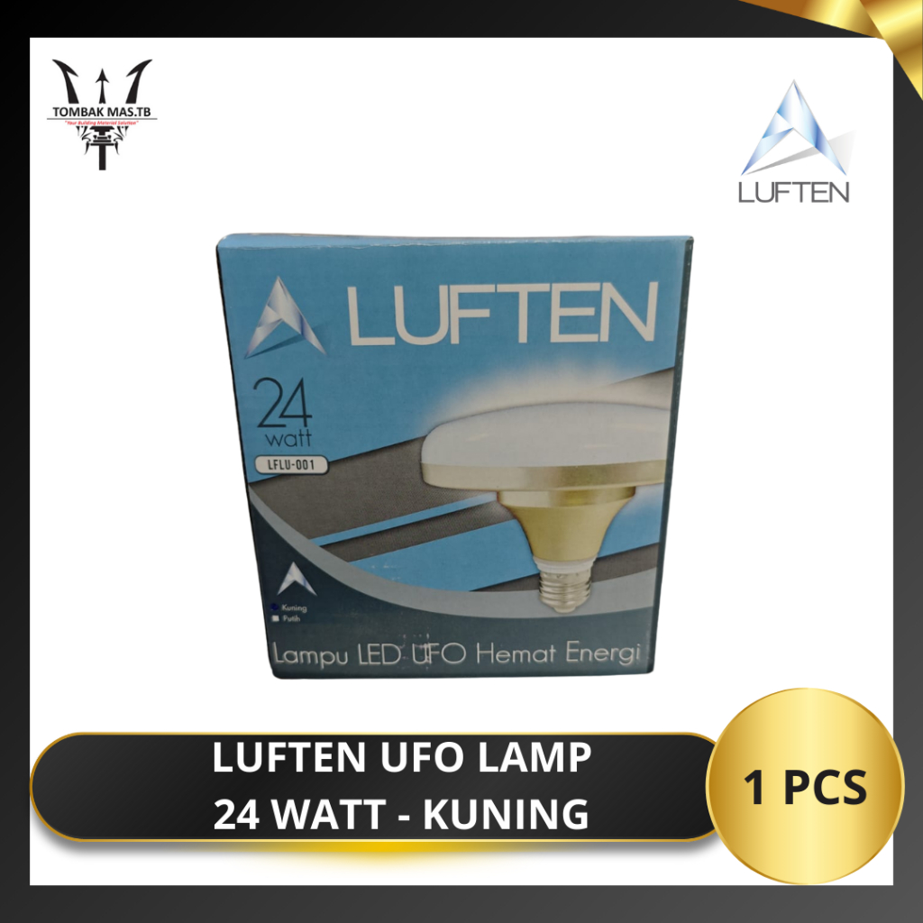 Bohlam Lampu UFO Luften 24 Watt - Kuning (1 pcs)