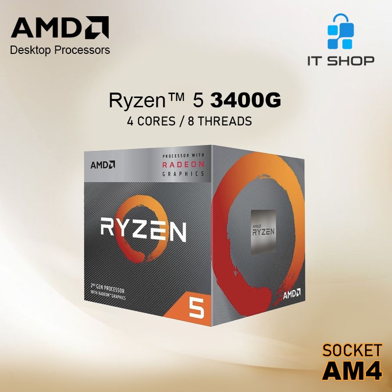 Graphics Card Amd Ryzen 3400g Desktop Processor Jual AMD